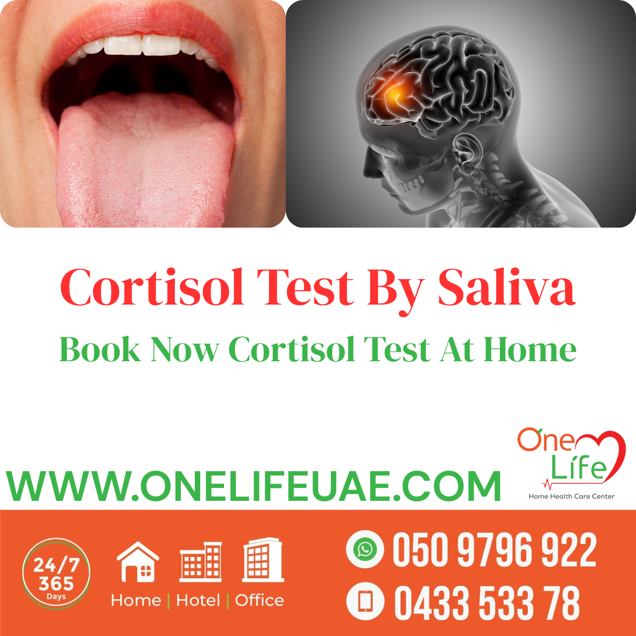 Cortisol Test - Saliva Sample