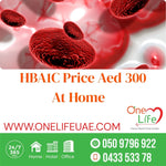 HbA1c Blood Test Price Aed 300 in dubaiat home near me book now