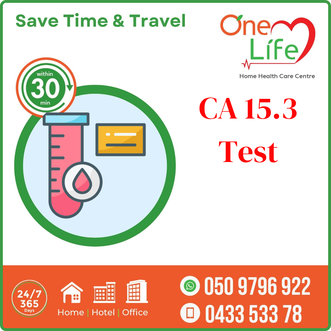 CA 15.3 cancer breast cancer testprice dubai aed 450