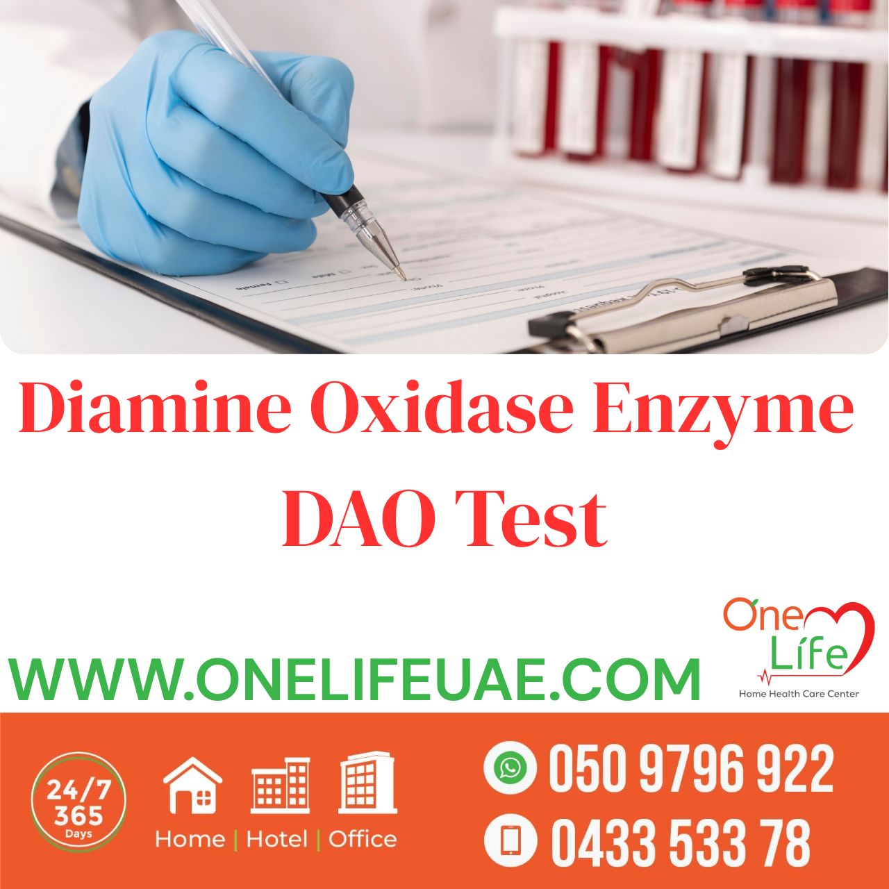 DAO Test - Diamine Oxidase Test