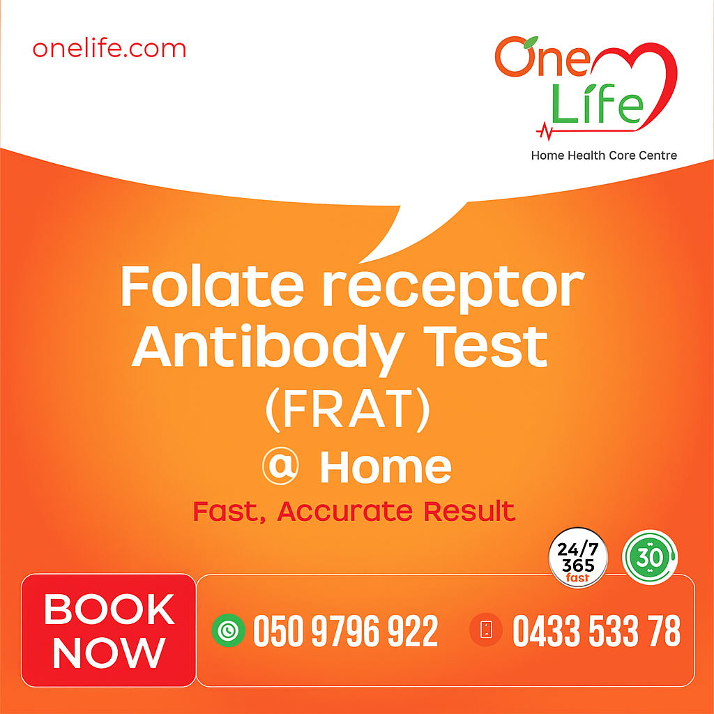 Folate receptor Antibody Testing Dubai price near me aed 4500