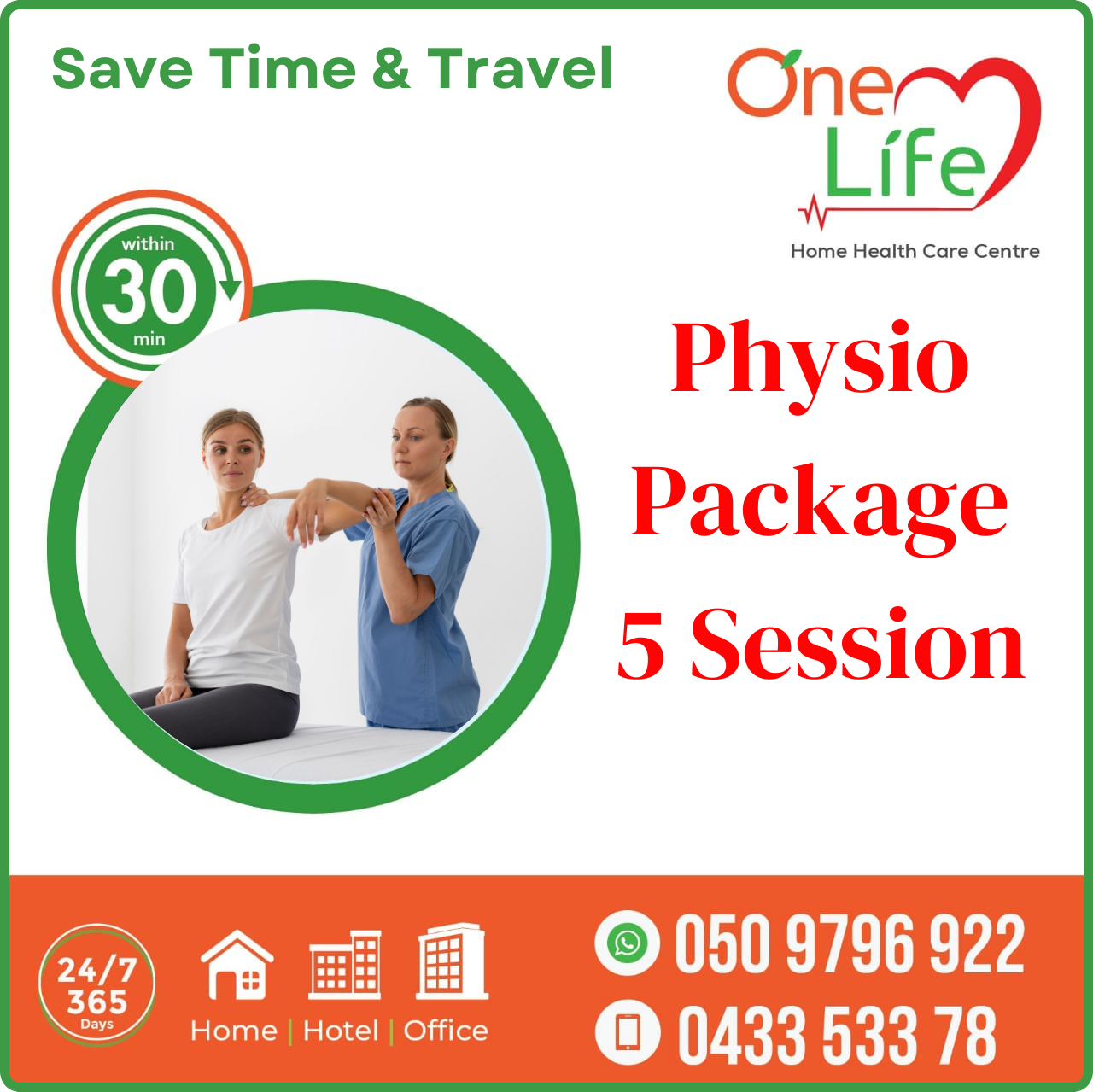 Physio therapy Packages indubai 5 session price 1750 aed