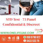 STD 73 panel Test price aed 3500 near me book now at home hotel - confidential result. At Home STD Test