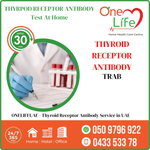 Thyroid receptor antibody test price aed 650 at home sample dubai near me sharjah 